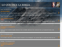 Tablet Screenshot of loquedicelabiblia.blogspot.com