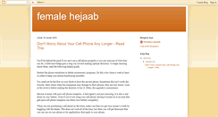 Desktop Screenshot of female-hejaab.blogspot.com