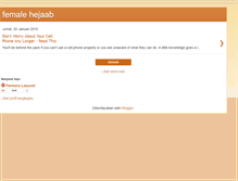 Tablet Screenshot of female-hejaab.blogspot.com