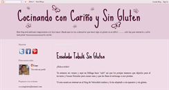 Desktop Screenshot of cocinandoconcarinoysingluten.blogspot.com
