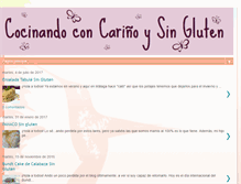 Tablet Screenshot of cocinandoconcarinoysingluten.blogspot.com