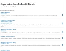 Tablet Screenshot of depuneri-online-declaratii-fiscale.blogspot.com