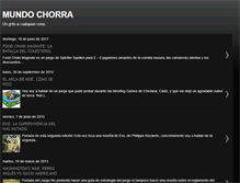 Tablet Screenshot of mundochorra.blogspot.com