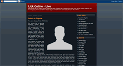 Desktop Screenshot of lickonline.blogspot.com