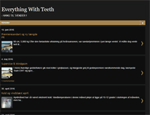 Tablet Screenshot of everythingwithteeth.blogspot.com