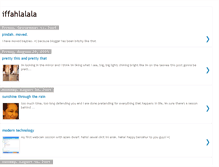 Tablet Screenshot of iffahlalala.blogspot.com