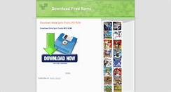 Desktop Screenshot of downloadfreerom.blogspot.com