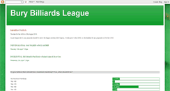 Desktop Screenshot of burybilliards.blogspot.com