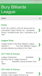 Mobile Screenshot of burybilliards.blogspot.com