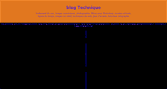 Desktop Screenshot of culture-technique.blogspot.com