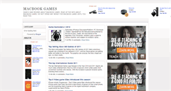Desktop Screenshot of macbook-games.blogspot.com
