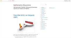 Desktop Screenshot of mathematics-module.blogspot.com