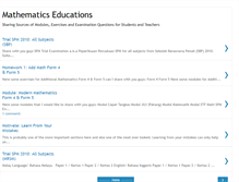 Tablet Screenshot of mathematics-module.blogspot.com