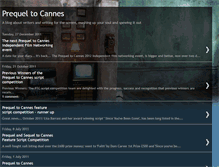 Tablet Screenshot of prequeltocannes.blogspot.com