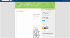 Desktop Screenshot of candyonthecape.blogspot.com