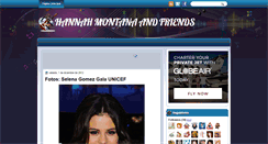 Desktop Screenshot of hannahmontanafriends.blogspot.com