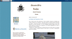 Desktop Screenshot of bodasazucarartedeaura.blogspot.com