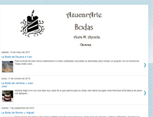 Tablet Screenshot of bodasazucarartedeaura.blogspot.com
