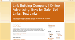 Desktop Screenshot of linkbuildingcompany.blogspot.com