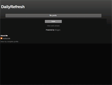 Tablet Screenshot of dailyrefresh.blogspot.com