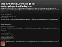 Tablet Screenshot of motorcyclepictureoftheday.blogspot.com