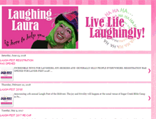 Tablet Screenshot of laughingwithlaura.blogspot.com