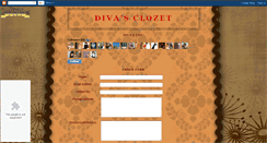 Desktop Screenshot of divasclozet.blogspot.com