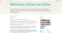Desktop Screenshot of millimaniaacrosstheglobe.blogspot.com