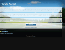 Tablet Screenshot of planetaanimala.blogspot.com