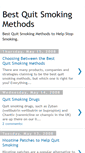Mobile Screenshot of bestquitsmokingmethods.blogspot.com
