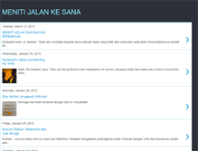 Tablet Screenshot of menitijalankesana.blogspot.com