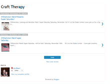 Tablet Screenshot of crafttherapyandchocolate.blogspot.com
