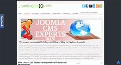 Desktop Screenshot of joomlacmsexperts.blogspot.com