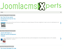 Tablet Screenshot of joomlacmsexperts.blogspot.com