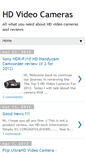 Mobile Screenshot of hd-videocameras.blogspot.com