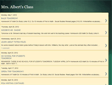 Tablet Screenshot of mrsalbertsclass.blogspot.com