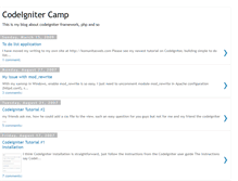 Tablet Screenshot of codeignitercamp.blogspot.com