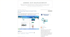 Desktop Screenshot of ambre-ecoproject.blogspot.com