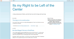 Desktop Screenshot of leftwingnutjob.blogspot.com