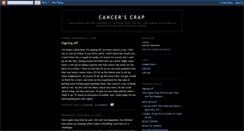 Desktop Screenshot of cancerscrap.blogspot.com