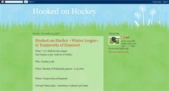 Desktop Screenshot of hookedonhockey.blogspot.com