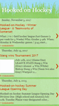 Mobile Screenshot of hookedonhockey.blogspot.com