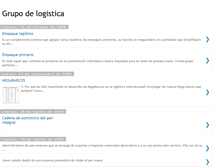 Tablet Screenshot of grupodelogistica.blogspot.com