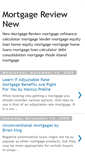 Mobile Screenshot of new-mortgage-review.blogspot.com