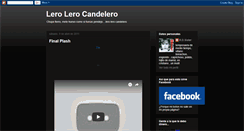 Desktop Screenshot of lero-lero-candelero.blogspot.com