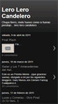 Mobile Screenshot of lero-lero-candelero.blogspot.com