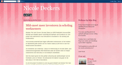 Desktop Screenshot of nicoledeckers.blogspot.com