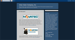 Desktop Screenshot of intecsalescompany.blogspot.com