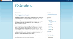 Desktop Screenshot of fdsolutions.blogspot.com