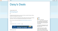 Desktop Screenshot of daisysdeals.blogspot.com